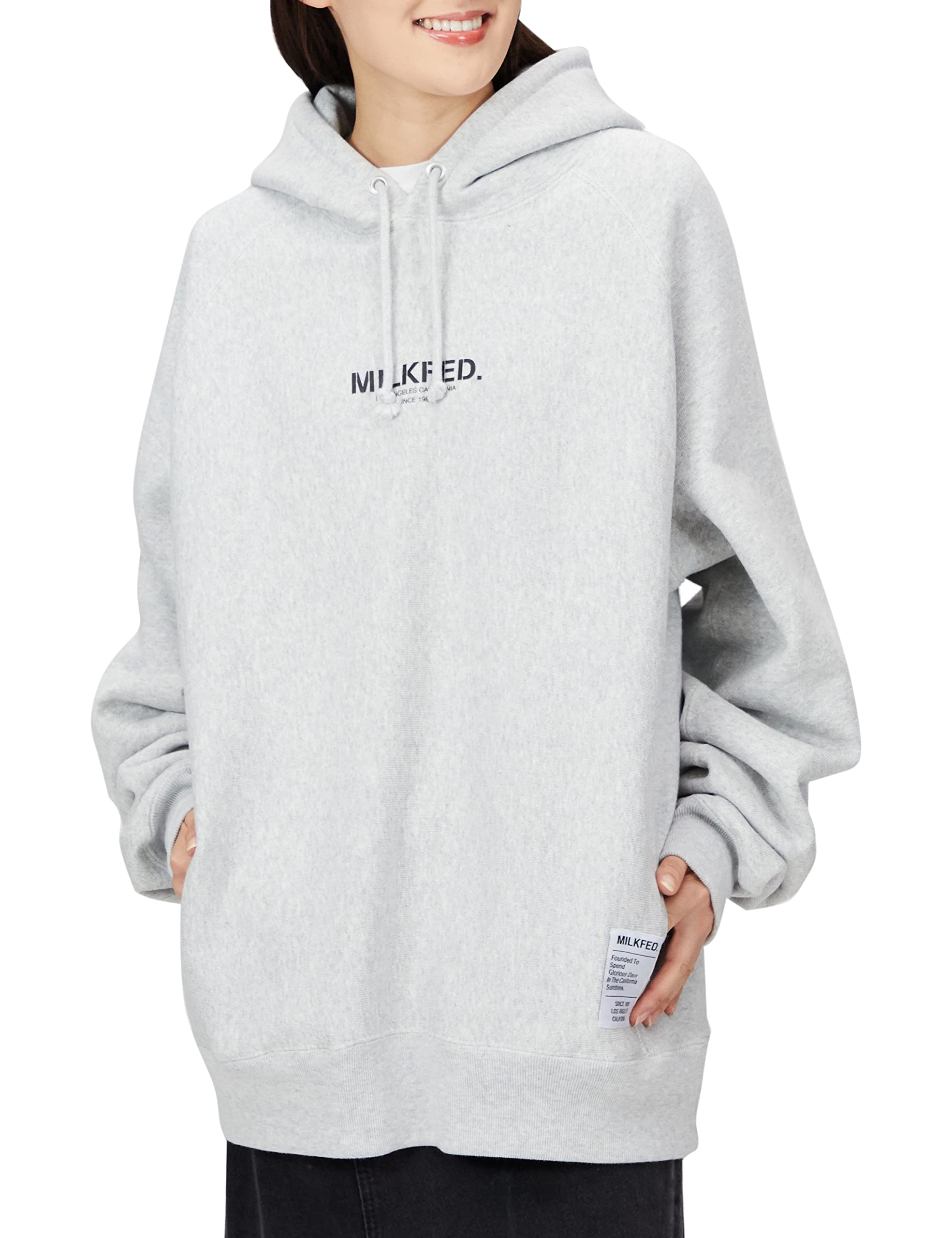 

[Milkfed] Hooded Sweatshirt × CHAMPION SWEAT HOODIE Women s ASH S size