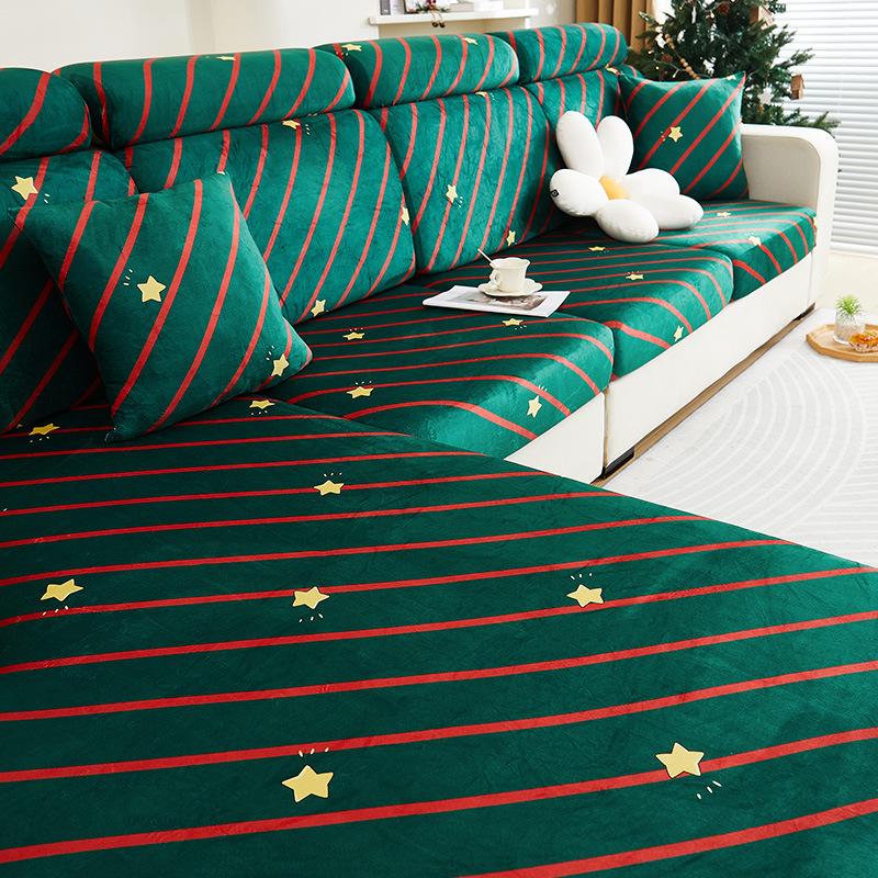 

Чехол для сиденья дивана, чехол для подушки, мягкий эластичный чехол для дивана, протектор для мебели, рождественский день