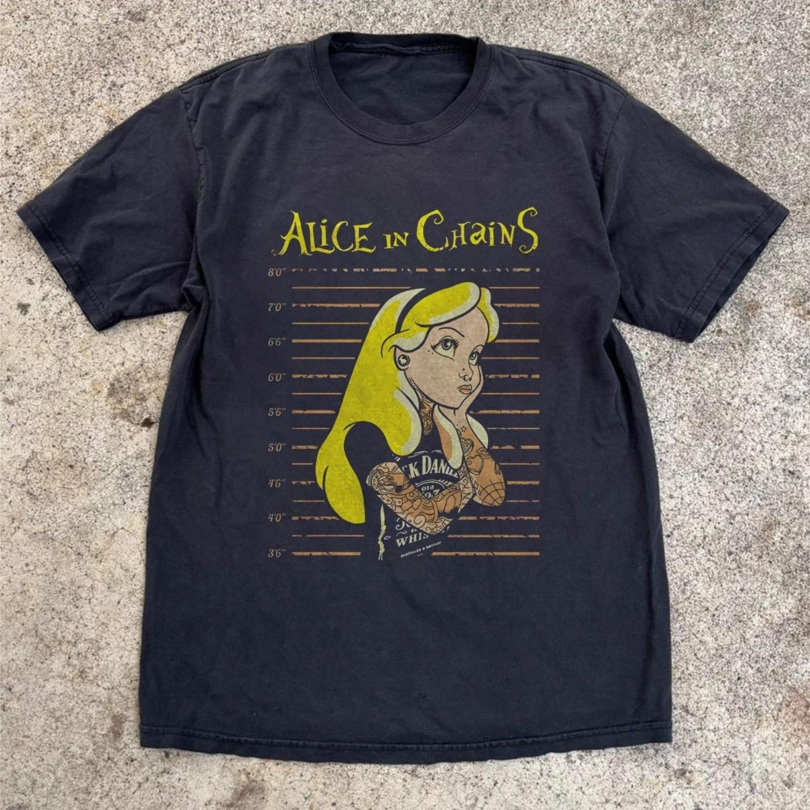 Rare Alice In Chains Rock Band T-shirt S-4XL XXL