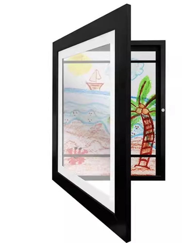 

1pc Flip photo frame 8inch children s art frame picture storage KidsA rt magnetic picture frame