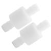 2PCS 10mm Plastic Check Valve Non Return One Way Valve for Gas Liquid