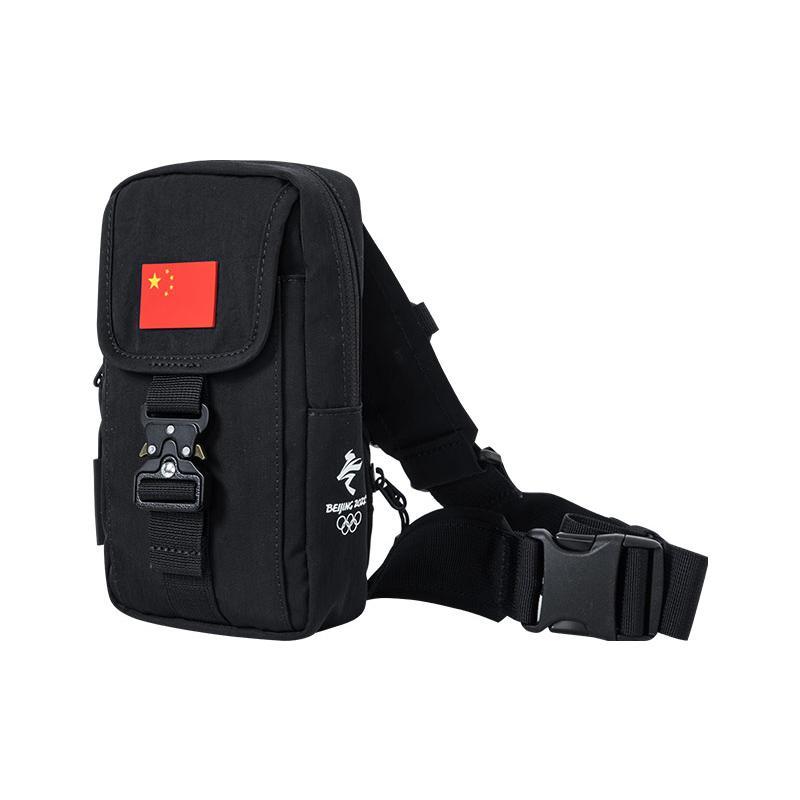 New Anta Fabric Shoulder Bag, Crossbody Bag Regular Unisex Black 192220129R