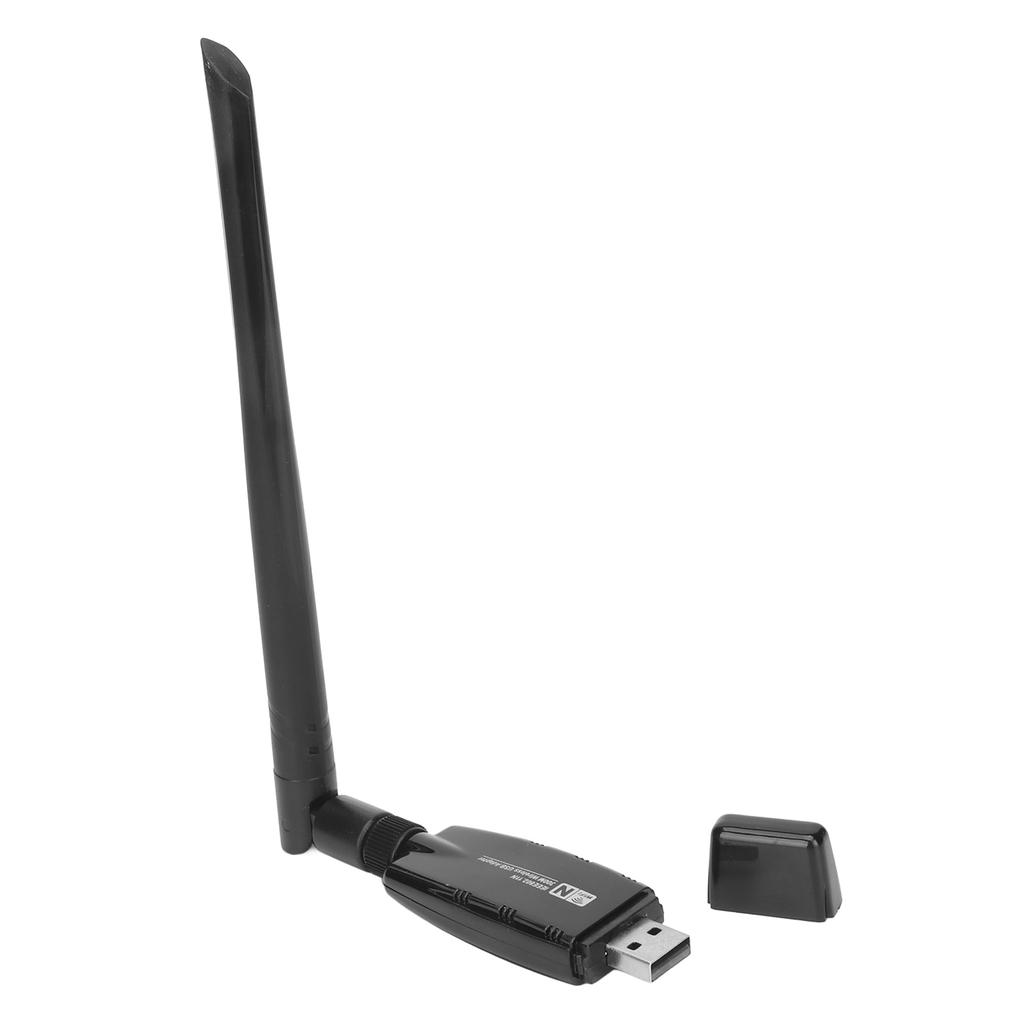 Wireless Network Card 300Mbps High Speed Small Size Portable WiFi Adapter Card with Antenna