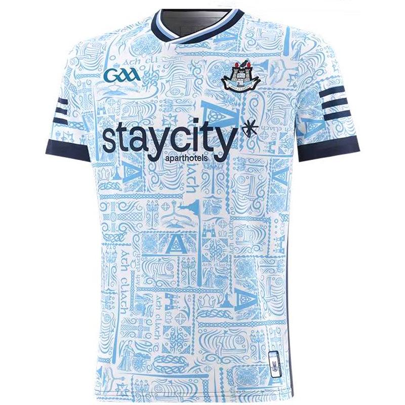 2025 New GAA Irish Meath Dublin Kerry Short Sleeve Men's Rugby Jersey