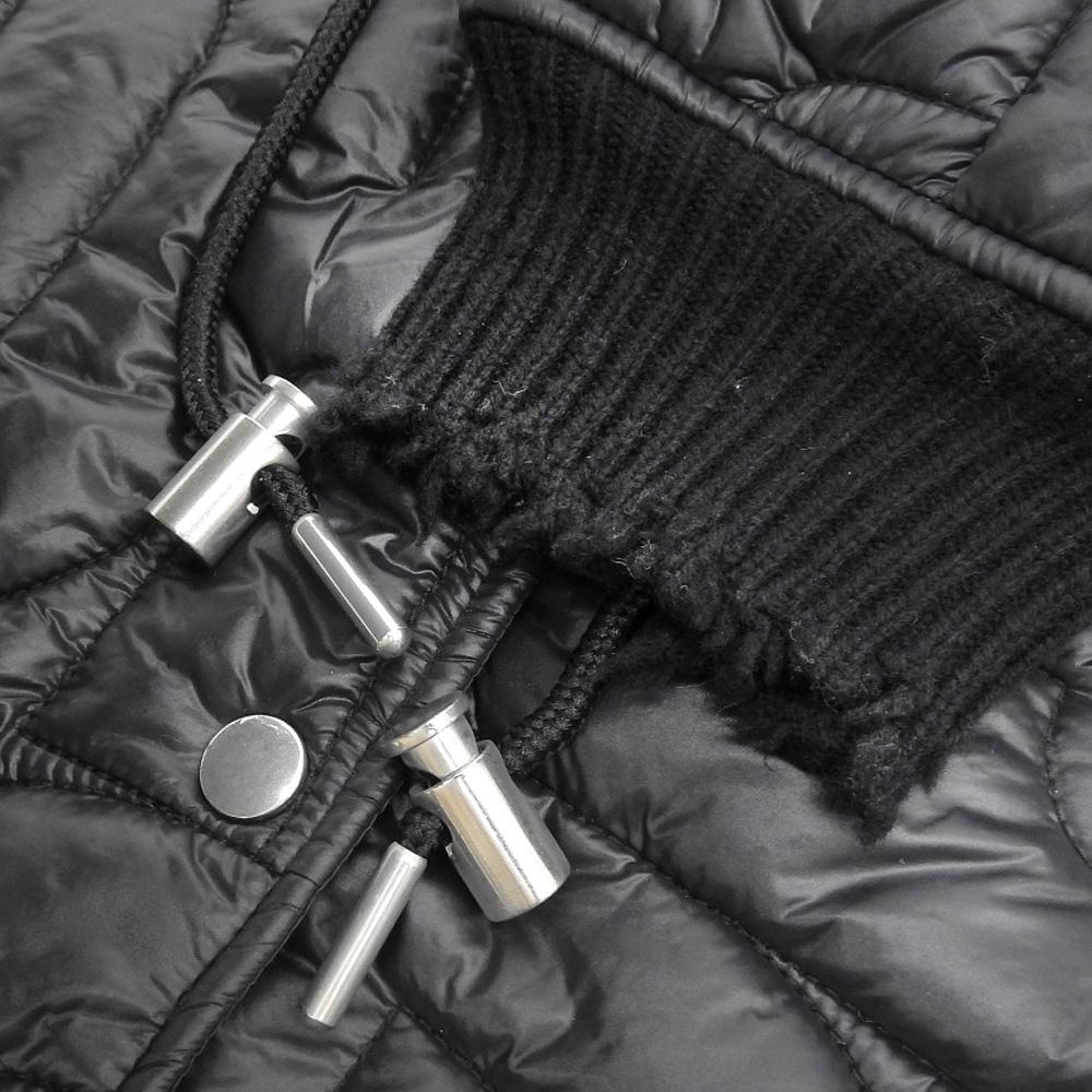 DIESEL DIESEL 3M THINSULATE Nylon Hooded Quilted Coat for Women, Black, M coat M blackUsed