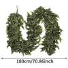 International Bestseller: Christmas Pine Needle Wreath with Realistic Norfolk Pine Branch Vine