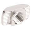 100pcs European Standard T Nut 45T M8 Threaded T Sliding Nut for Aluminum Profile