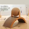 M-Modern-Cat Grinding Paw Cat Scratching Board 2 In1 Cats Scratchi Ball Wooden Scratcher Sisal Scratch Board Arch Bridge