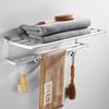 Longdai Wall-Mounted Bathroom Shelf & Towel Rack