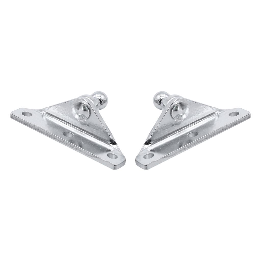 2 Stud Brackets Joint Brackets 10mm Gas Spring Socket Holders with Galvanized Steel Suitable for Home Shop Projects