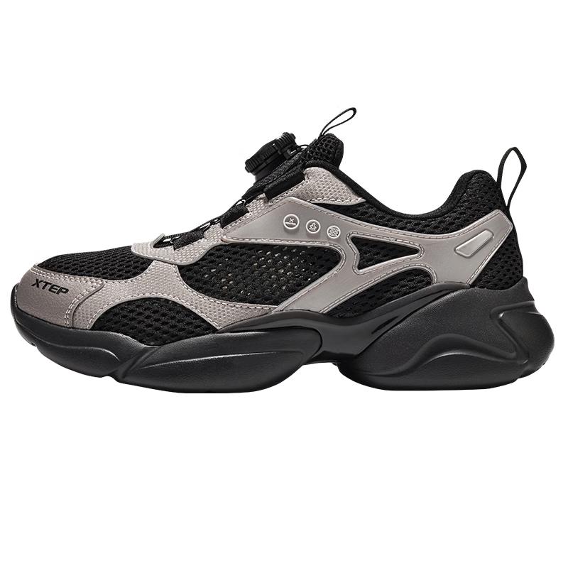 XTEP Youth Boys Mesh Rotary Buckle Sneakers 34