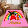 Friends Adventure Customized Name Floor Rug Office Rug Perfect for Game Room Bedrooms Living Rooms Study room Anti-slip Rug Anime Office Decor