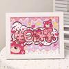 Kuromi Cartoon Diamond Painting Kit: Peace & Joy DIY Gift for Students and Kids.