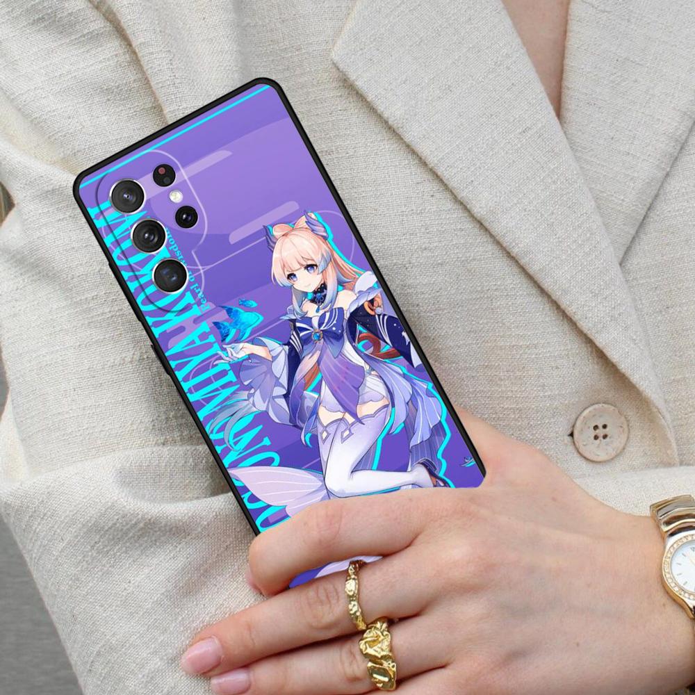 Fashion Genshin Impact Sangonomiya Kokomi Cell Phone Case for Samsung Galaxy S26 Ultra S25 S24 S23 S22 S21 S20 Note10 Cover