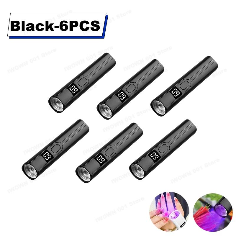 Timing Display Portable Handheld Mini Nail Lamp Family Quick Dry Flashlight Pen Chargeable Nail Dryer Machine Uv Led Nail Lamp