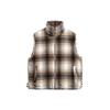 2025 Unisex American Retro Plaid Reversible Stand Collar Vest, Loose Warm Sleeveless Cotton Jacket for Winter