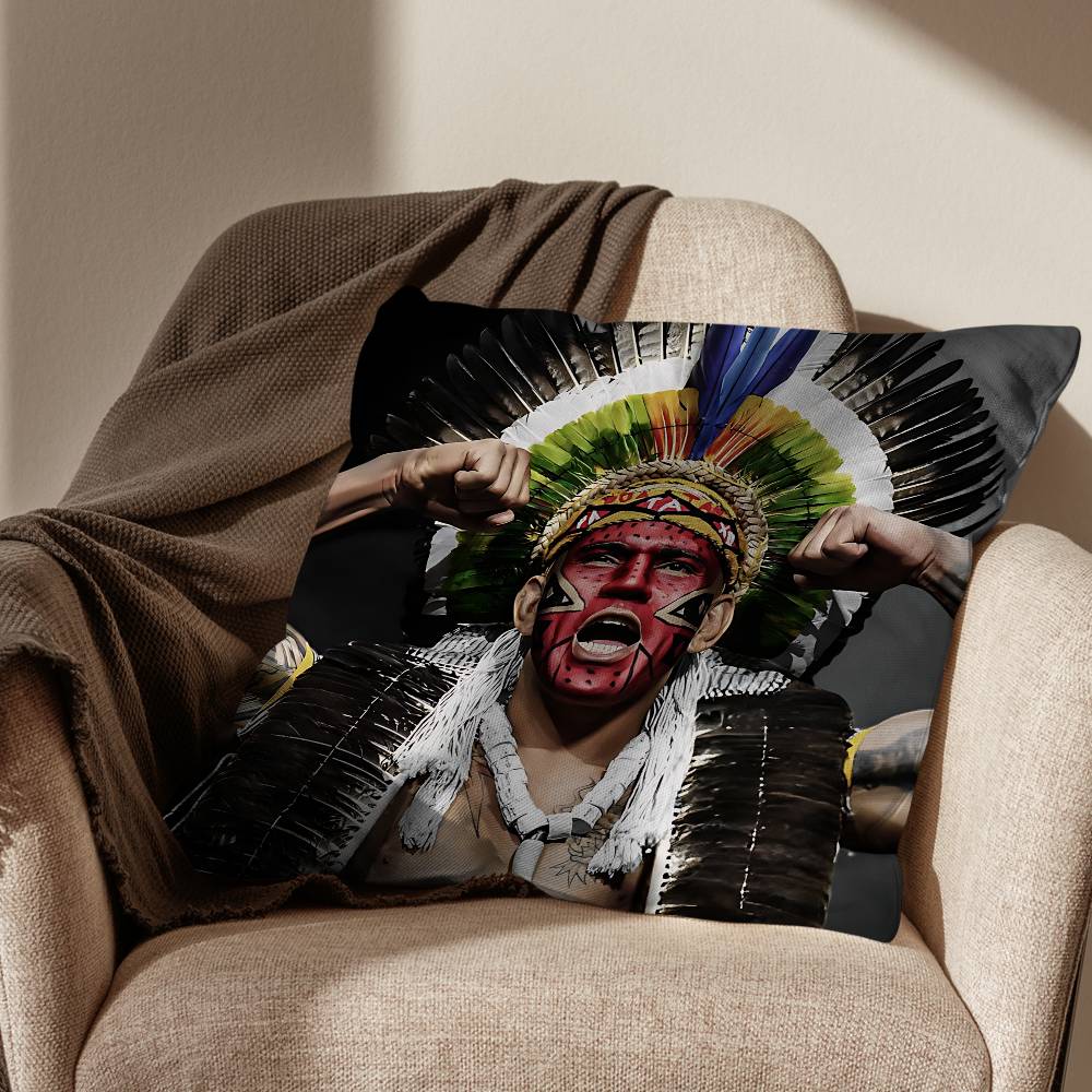 Weight category Alex Pereira Pillow Case Antidustmite Pillowcase Invisible zipper silky short plush Sofa cushion cover