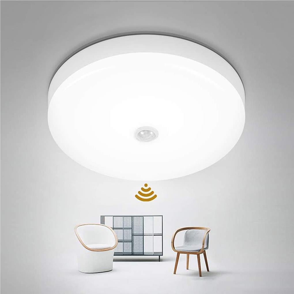 12W Home High Brightness Ceiling Lamp Staise Warehouse Induction Light AC 165-265V Human Sensing Lamps Lighting Accessories