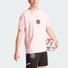 Adidas Inter Miami CF Designed for Gameday Travel T-Shirt Hellrosa Herren Streetwear IQ0723