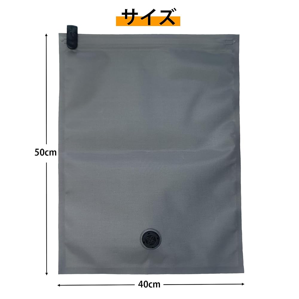 Manaric Compression Bags, 2-Pack, Oxford Fabric, with Exhaust Bubbles, Water-Repellent Backing,