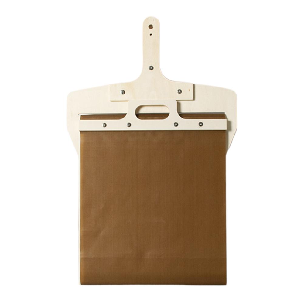 Sliding Pizza Peel Portable Pizza Peel Multifunction Wooden Pizza Spatula Paddle Hangable with Handle for Home Kitchen