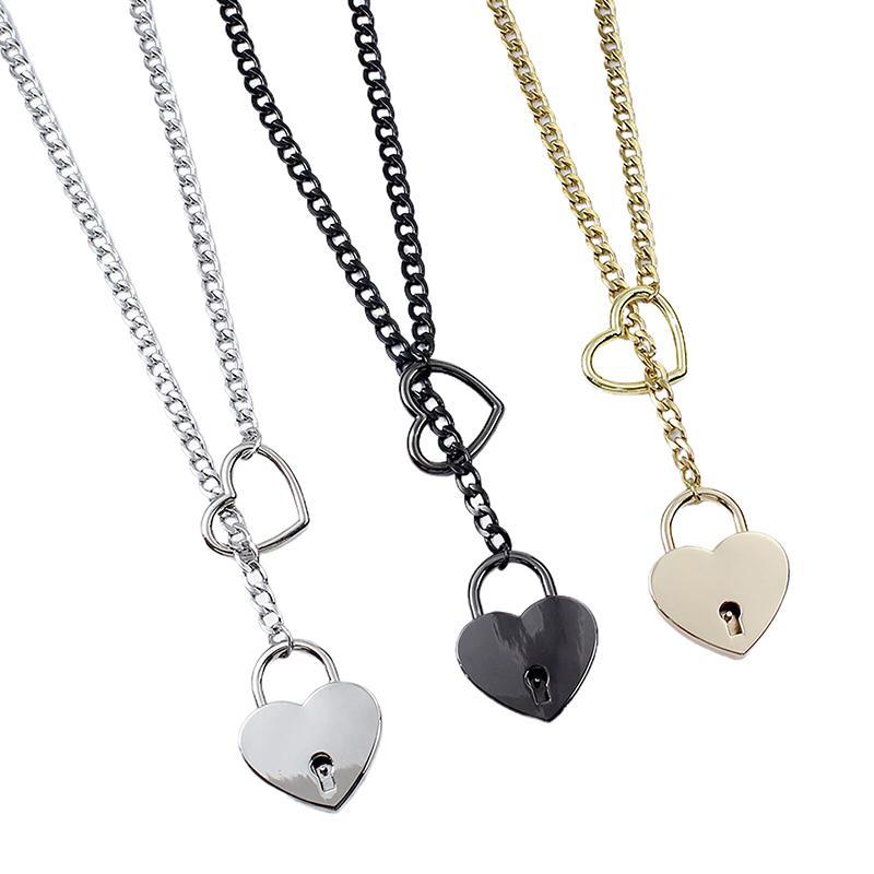 Slip Chain Necklace Rock Stainless Steel Cuban Long Necklace Jewelry Lariat Necklace
