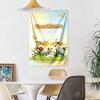 Biene Maja Custom Your Name Wall Decor Tapestry Art For Pet Memorial Birthdaywedding Party Backdrop Family Gift