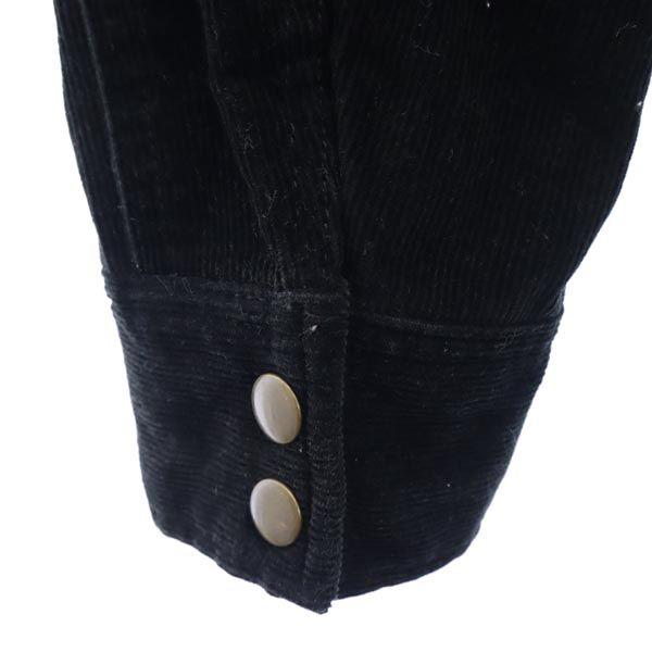 LOST CONTROL Corduroy Jacket 2 Black Leather Collar Men's Used