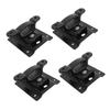 4 Pcs Truck Bed Tie Down Anchors with Plates Alloy Steel Secure Fastening Point FL3Z 99000A64 B for Raptor 2015 To 2025