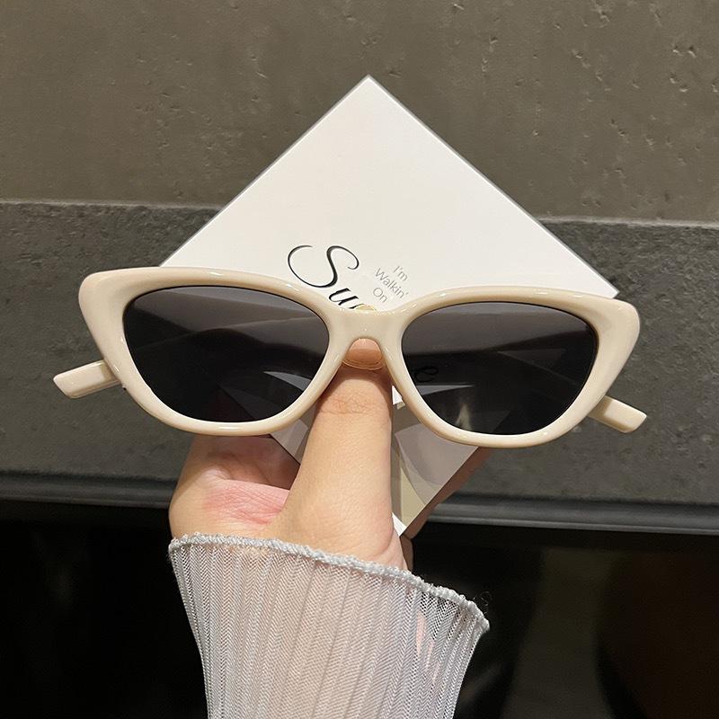 New personalized sunglasses cat eye women's high-end street photography trendy sunglasses