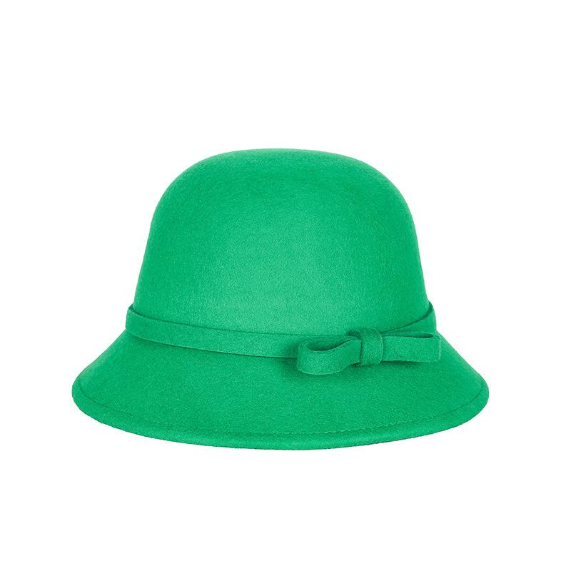 2025 Women’s Pure Wool Felted Cloche Hat Winter Warm Bowl Cut Bucket Cap for Outdoor Chic Autumn Winter Fashion
