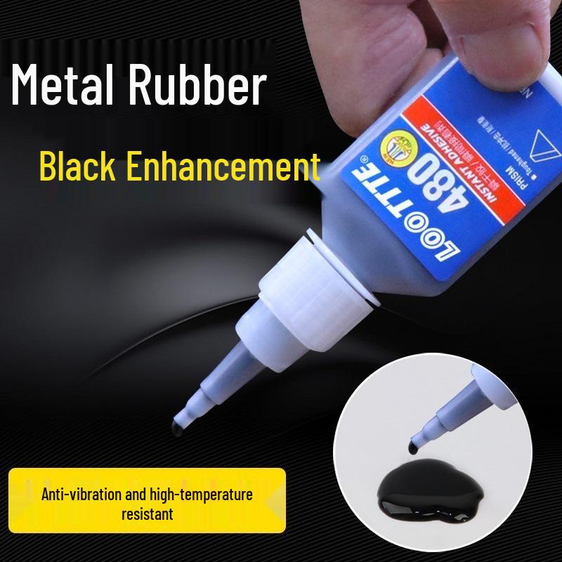 480 Rubber-Reinforced Super Glue for Metal, Plastic, Wood, PVC, Nylon - Fast-Drying Sealant for Car Doors and Windows.
