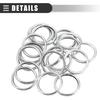 Motoforti Car Oil Drain Plug Gaskets, Engine Oil Crush Washer Seals, for Subaru BRZ 2013-2020, Aluminum, No.803916010, Silver Tone, 20 Pcs