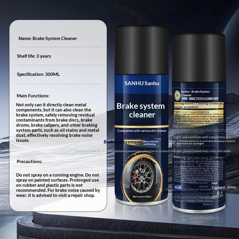 1Pcs Automotive Wheel Care Brake Cleanert Practical Strength Formula Universal Car Detailing Cleaning Agent Brake System Cleaner