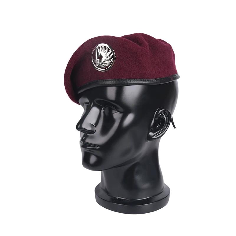 Französische Fremdenlegion Fallschirmjäger Barett Taktische Kappe Minion Kappe Männliche Militärfan Kappe Grüne Barett Sicherheitsbarett