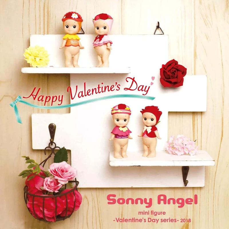 Cute Kewpie Doll Valentine's Day Limited Edition Sonny Angel Animal Action Figure Toys Fox Dog Mouse Limited 1 PCS 8 CM