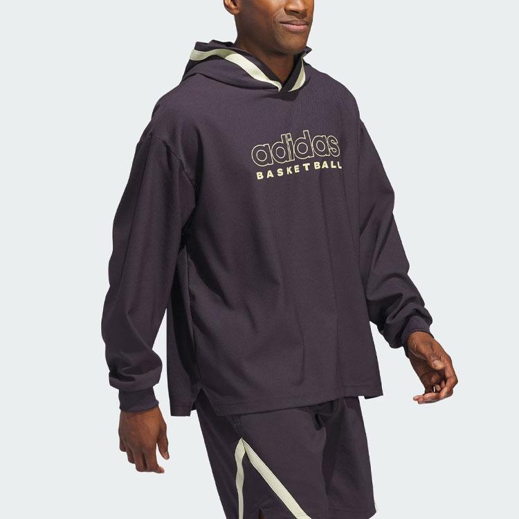 adidas Select Hoodie Aurora Black Men Streetwear IU2442