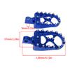 Motorcycle Foot Pegs 360° CNC Wide Fat Roating Universal Footpegs For Harley Dyna Fat Bob Softail Sportster Street Bob Enduro