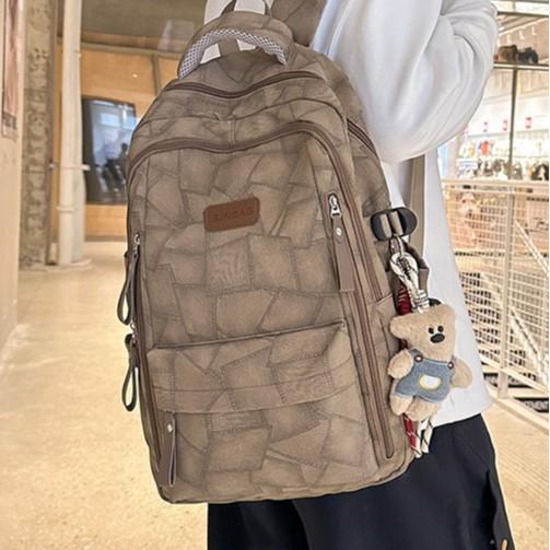 Schoolbag wholesale ins tooling trend college student couple backpack high quality air cushion high school sports student training backpack