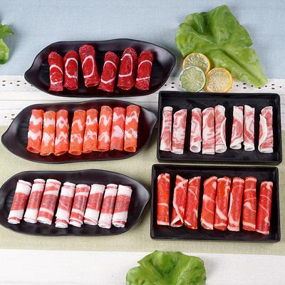 Simulation Beef Roll Lamb Rolls Artificial Food Hot Pot Shop Dishes Display Model Decor Photo Props Kids Playing Toy 8pc/lot
