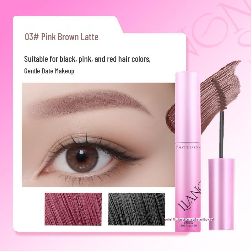 

Liang Ni Shi Velvet Mist Long-Lasting Tinted Brow Mascara – Natural, Voluminous, Smooth, Non-Smudging, Beginner-Friendly.