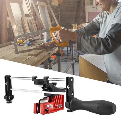 Chain Saw Sharpener Precise Smooth Filing Metal Mounted Sharpening File Tool for Woodworking