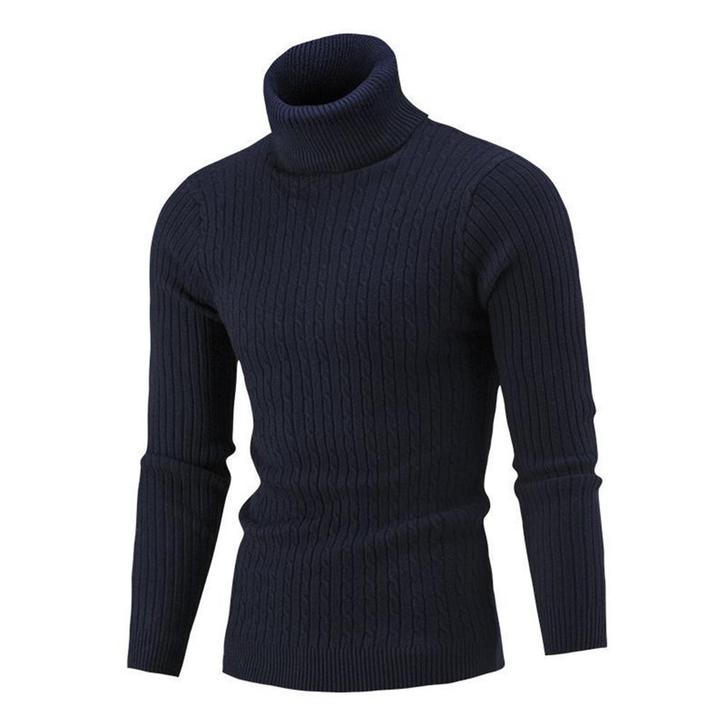 Men's Color Turtleneck Sweater