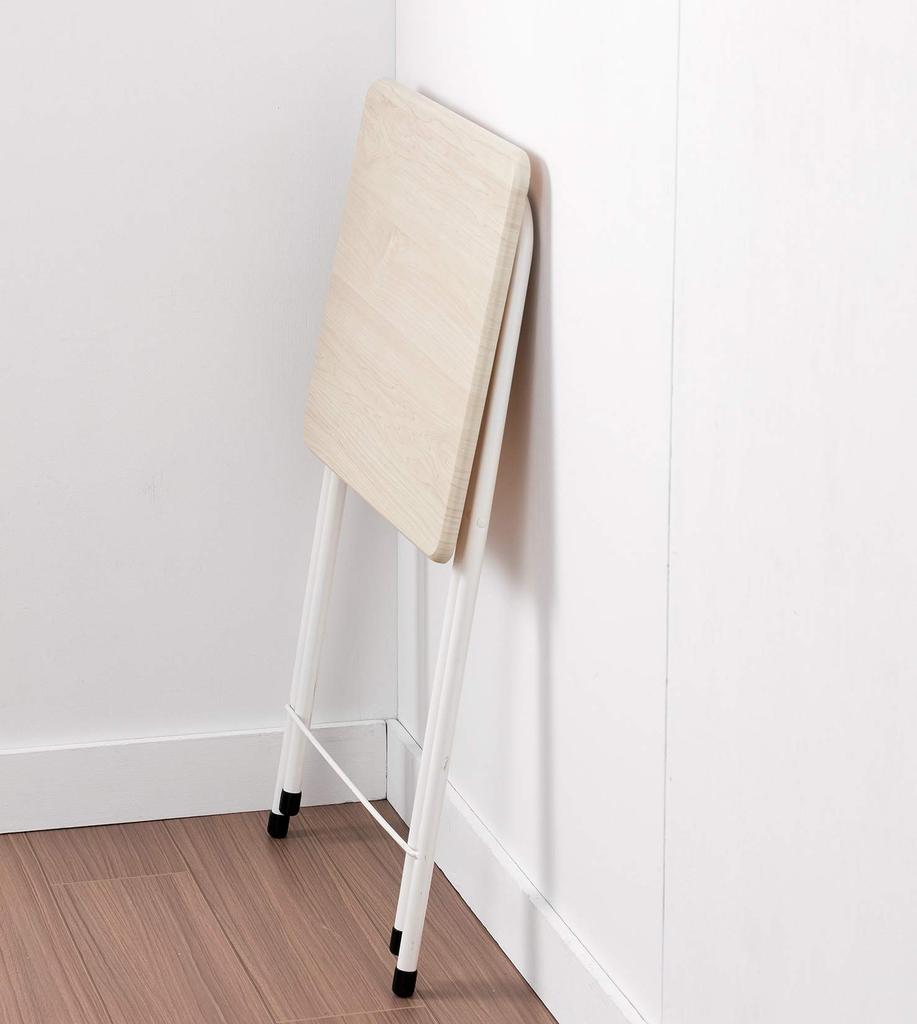 Takeda Corporation Compact Folding 48 X 40 X Table, Natural, 70cm, OMTN-70NA