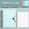Comfort Grip Thick Ring Binder Notebook, B5/A4 Loose-Leaf Refill, Ideal for Junior High Students