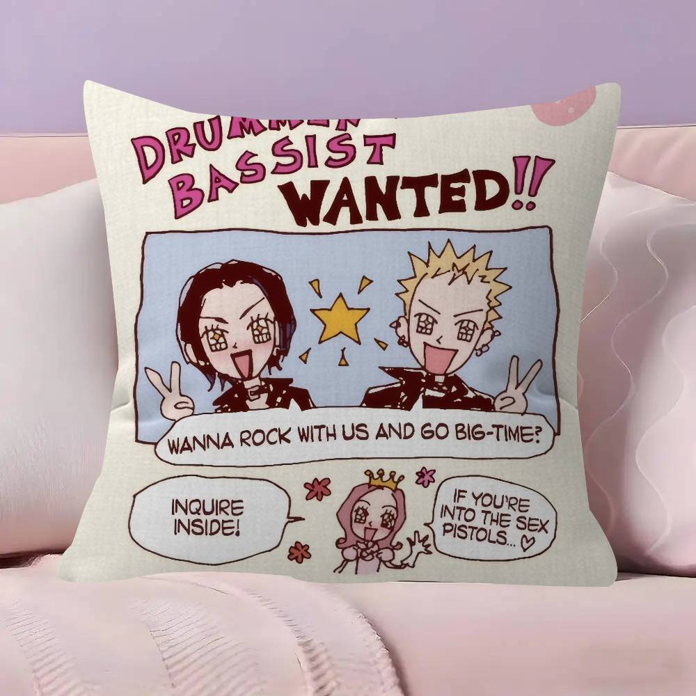 Anime nana cool girl  Cushion Cover 30x50 Polyester Sofa Cushions Decorative Throw Pillows Home Decoration Pillowcover