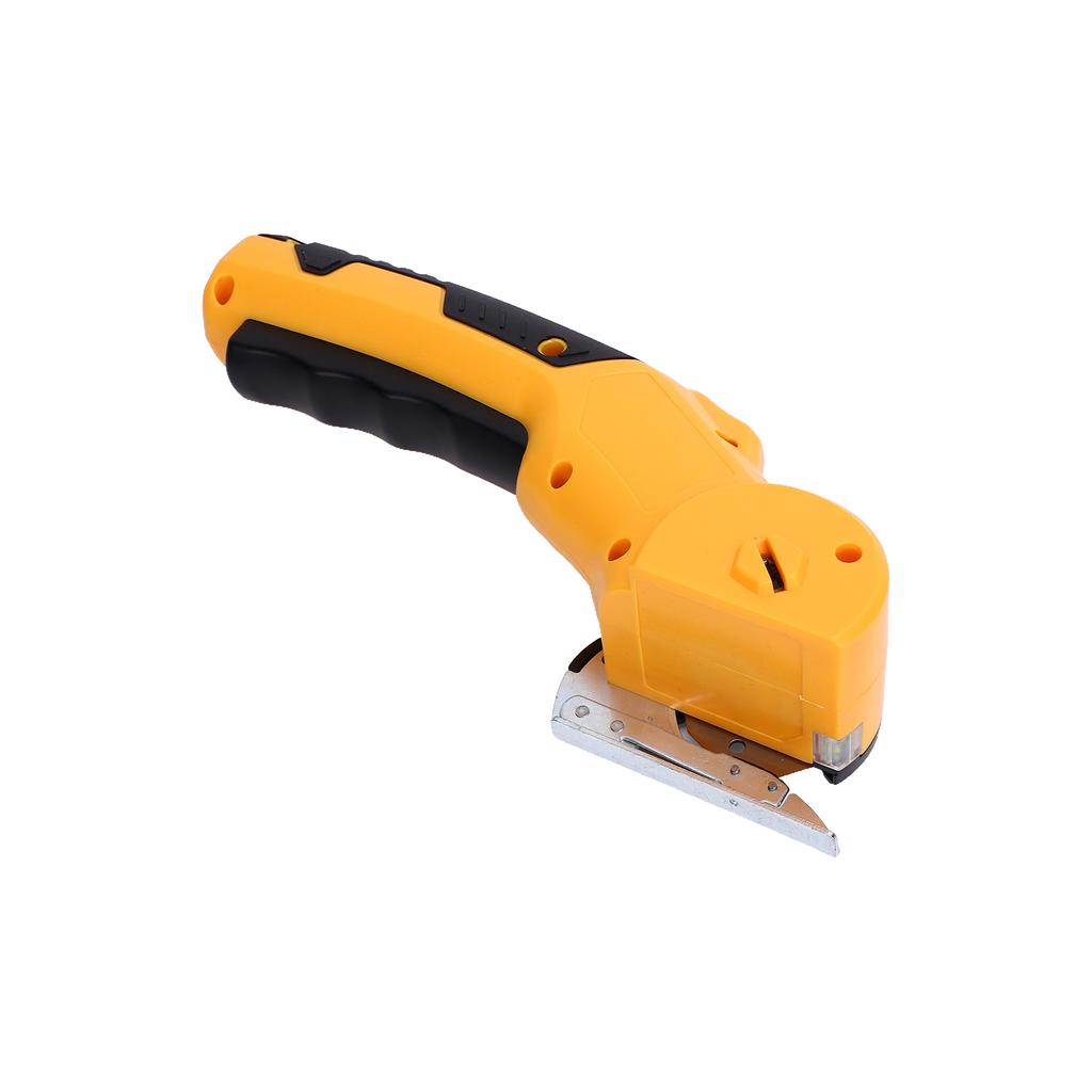 Cordless Electric Scissors 3.6V Re Able Cardboard Box Cutter Fabric Scissor with Spare Blade   Lock & LED Light for Leather Carpet Plast
