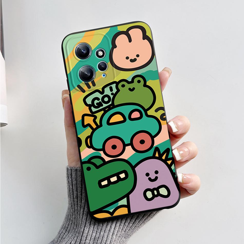 For Xiaomi Redmi Note 12 4G Case Astronaut Painted Cute Bumper Silicone Soft Funda For Xiaomi Redmi Note 12 5G Global Phone Case
