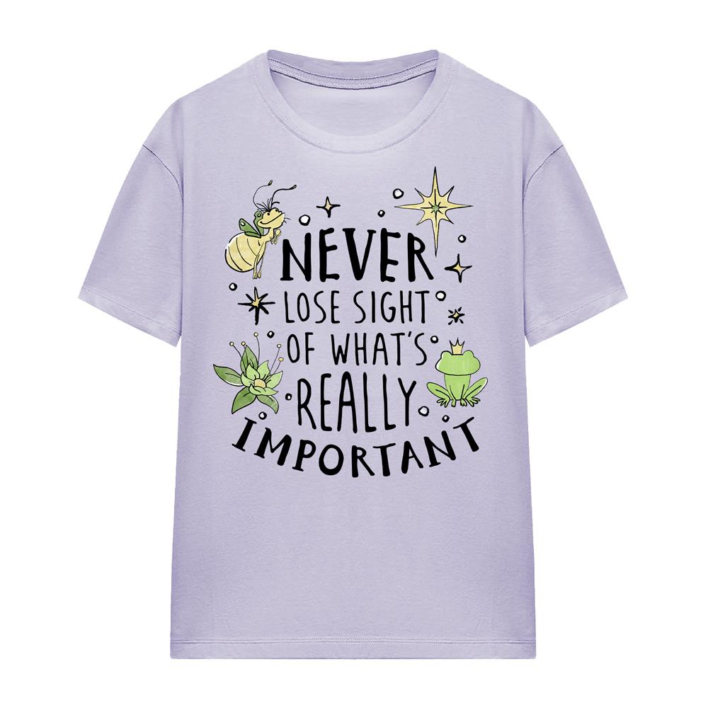 The Princess and the Frog Womens/Ladies Never Lose Sight T-Shirt
