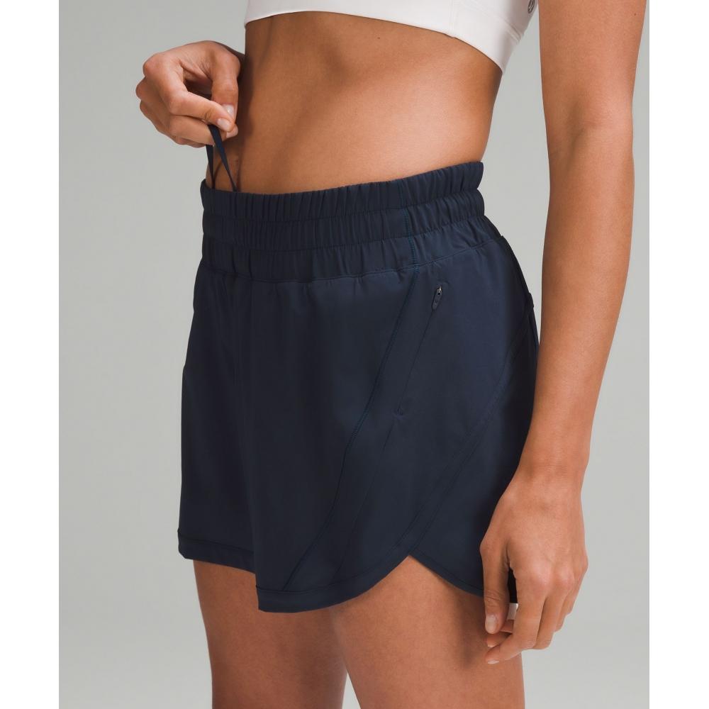 Lululemon Track That Mid Rise Lined Short 5  True Navy